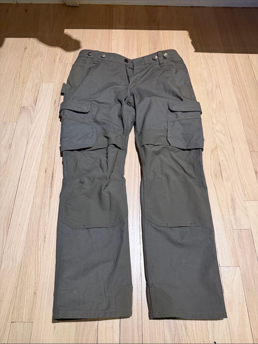 Carhartt Men's Dark Olive Green Cargo Pants